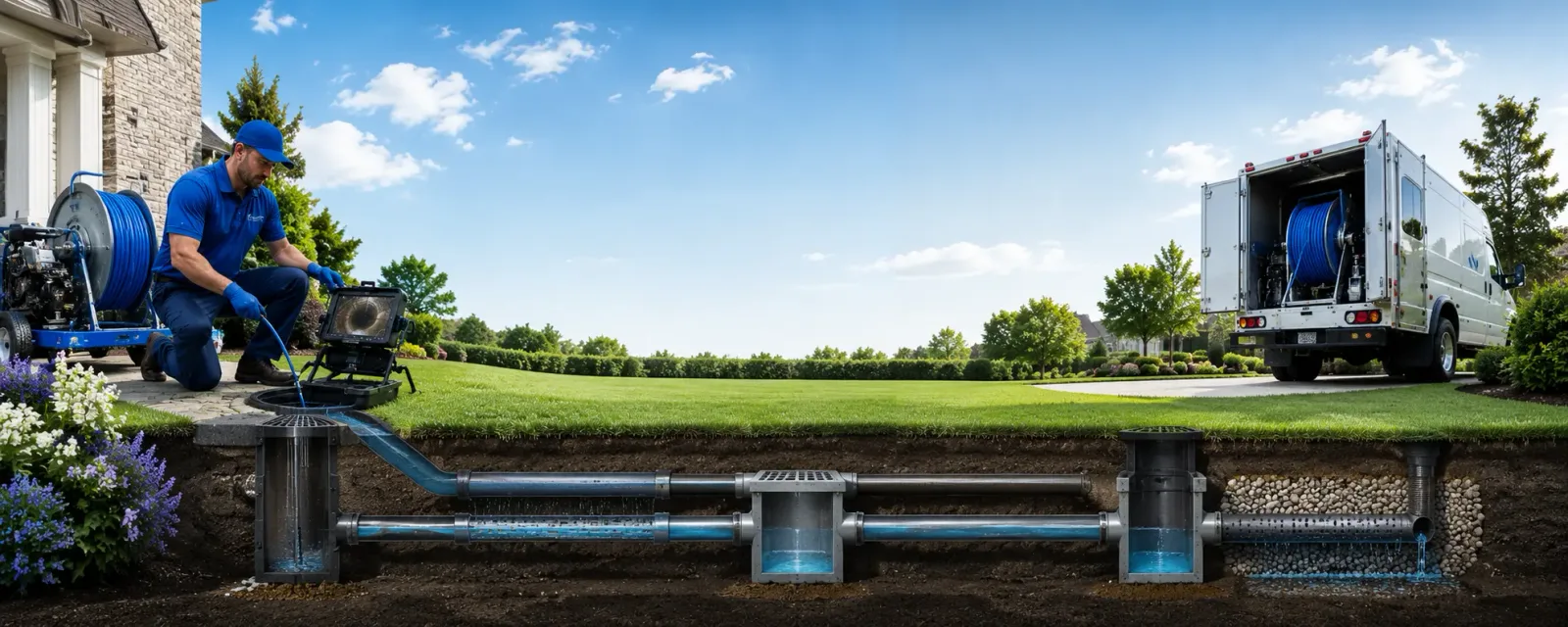 Outdoor drain cleaning information for Fair Bluff, NC